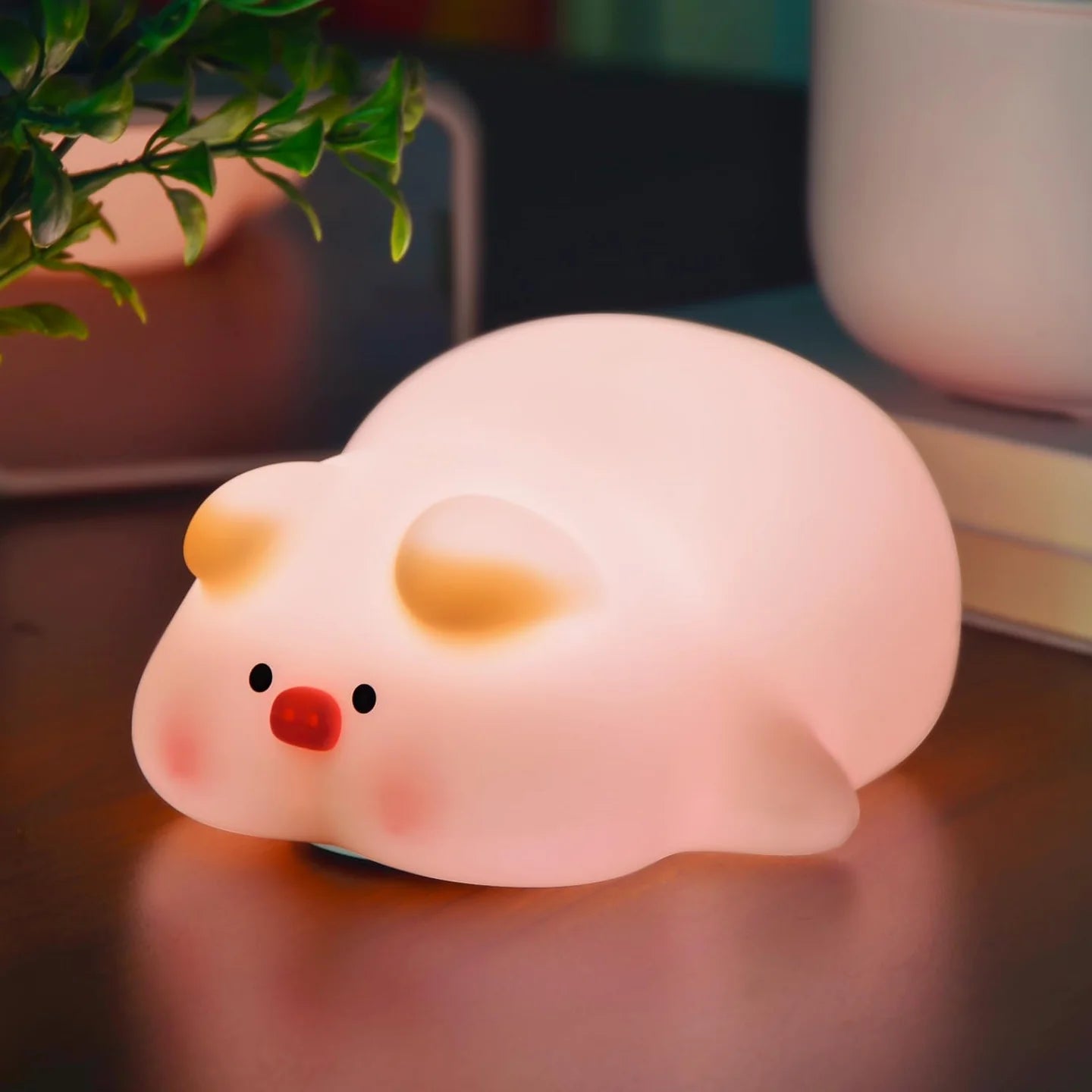 WeCool™ Squishy Silicone Pig Night Light