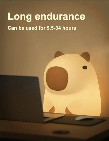 WeCool™ Squishy Silicone Capybara Night light