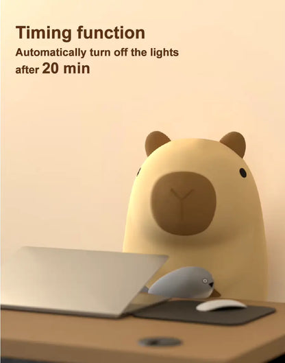 WeCool™ Squishy Silicone Capybara Night light