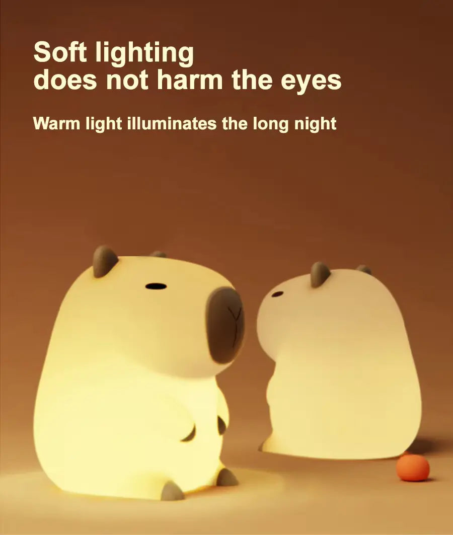 WeCool™ Squishy Silicone Capybara Night light